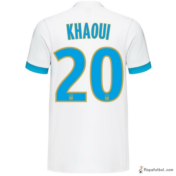 Camiseta Marsella Replica Primera Ropa Khaoui 2017/18